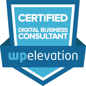FLYNG 'OKOLE Chelsea Kohl Certified Digital Business Consultant from wpElevation on the About and Contact page.